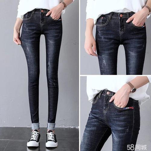 批發(fā)牛仔褲貨源工廠供應淘寶訂單爆款女裝牛仔褲 - 丹江口服裝/鞋帽